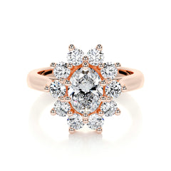 La Fleur Lab Grown Diamond Ring -14K Rose Gold