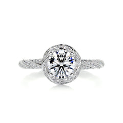 Joanne Diamond Engagement Ring -18K White Gold