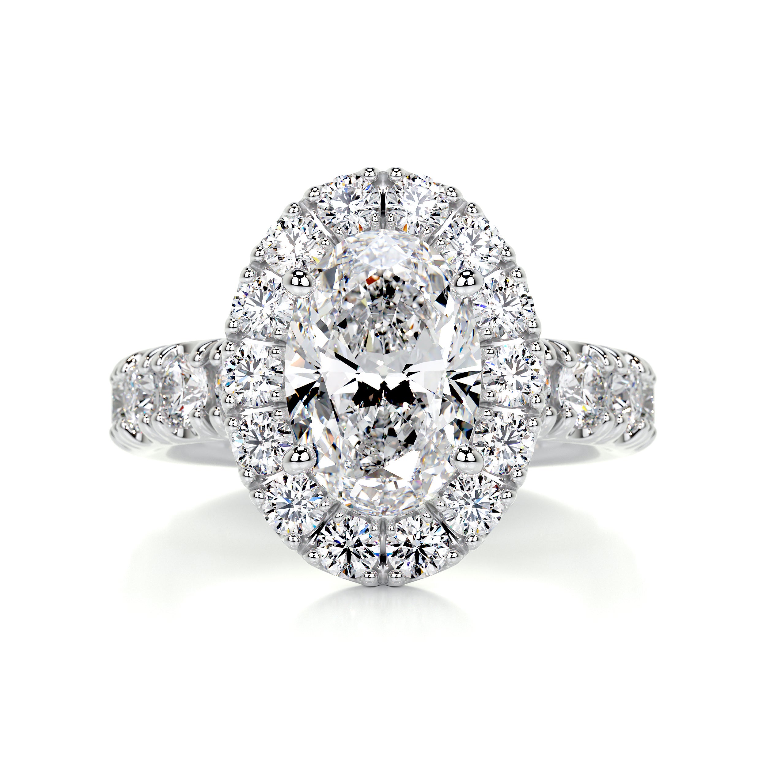 4-Prong Tiffany-Style Round Solitaire Engagement Ring | Dallas TX