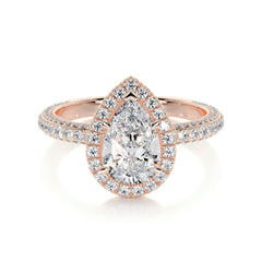 Beverly Lab Grown Diamond Ring -14K Rose Gold