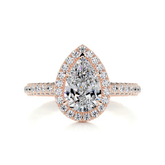 Beverly Diamond Engagement Ring -14K Rose Gold