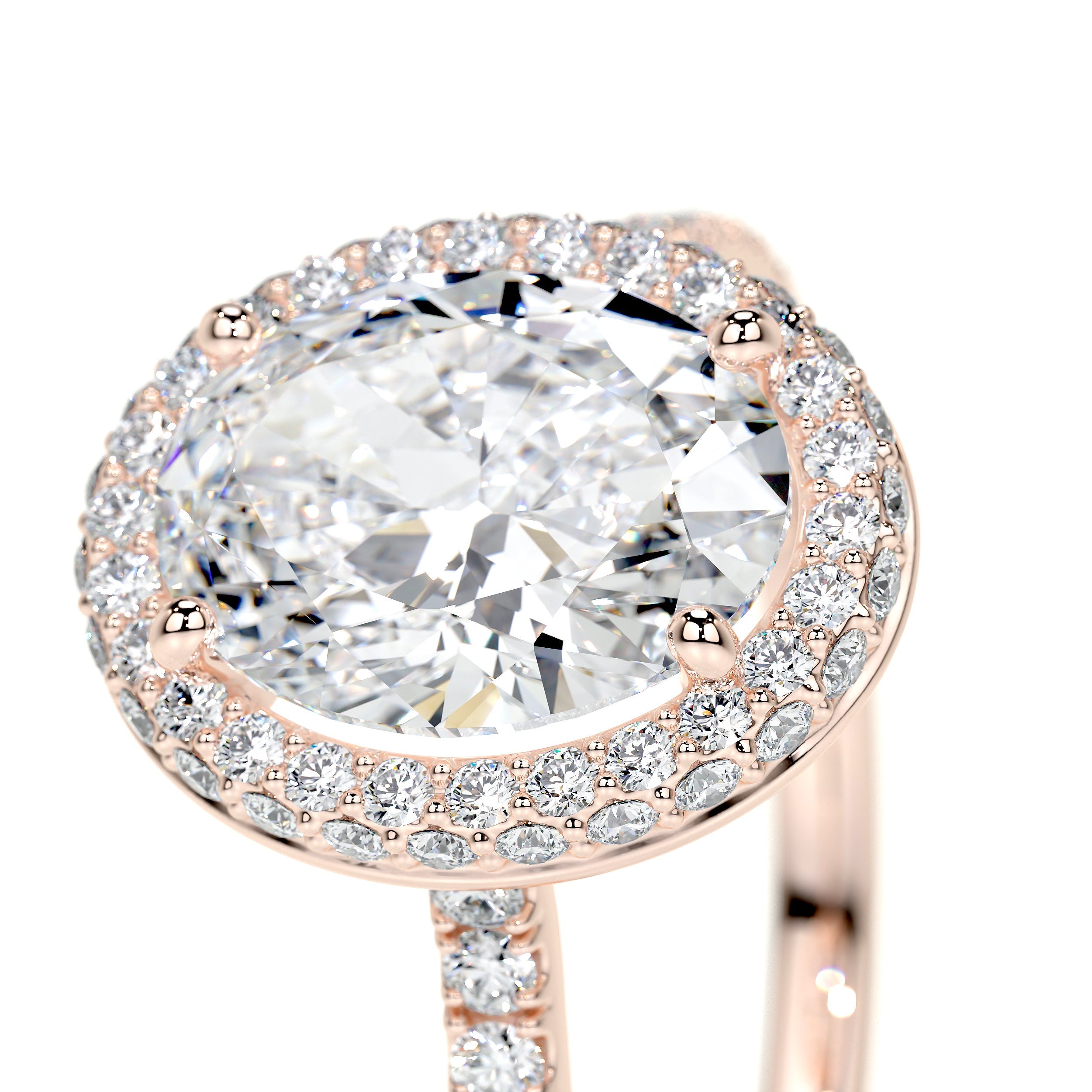 Parker Lab Grown Diamond Ring   (2.40 Carat) -14K Rose Gold