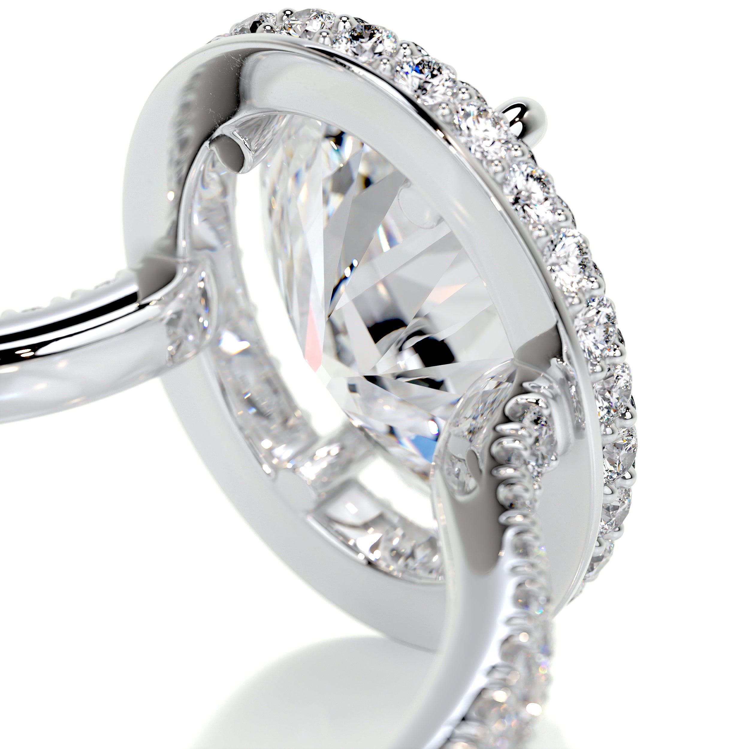 Parker Diamond Engagement Ring   (2.40 Carat) -14K White Gold