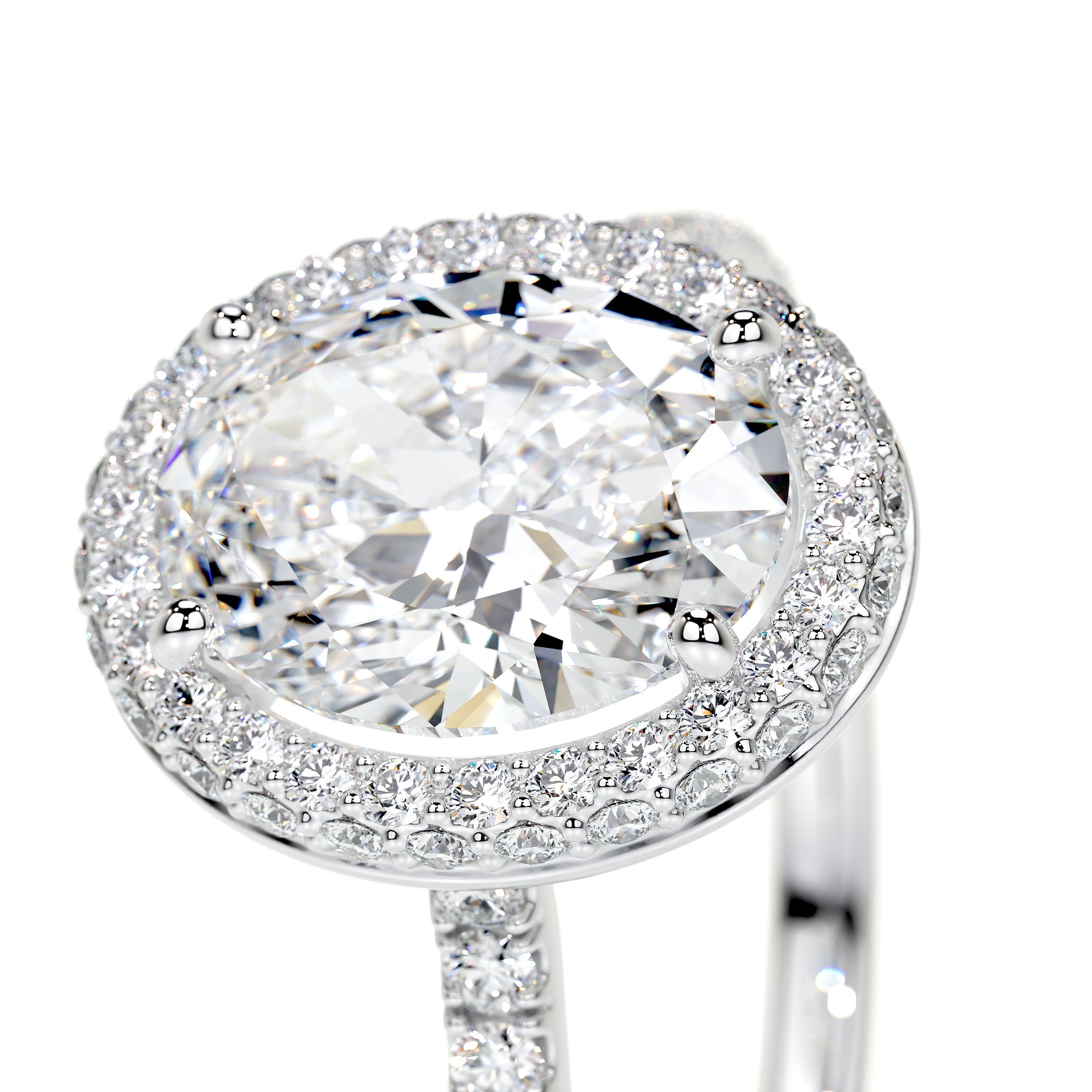 Parker Lab Grown Diamond Ring   (2.40 Carat) -18K White Gold