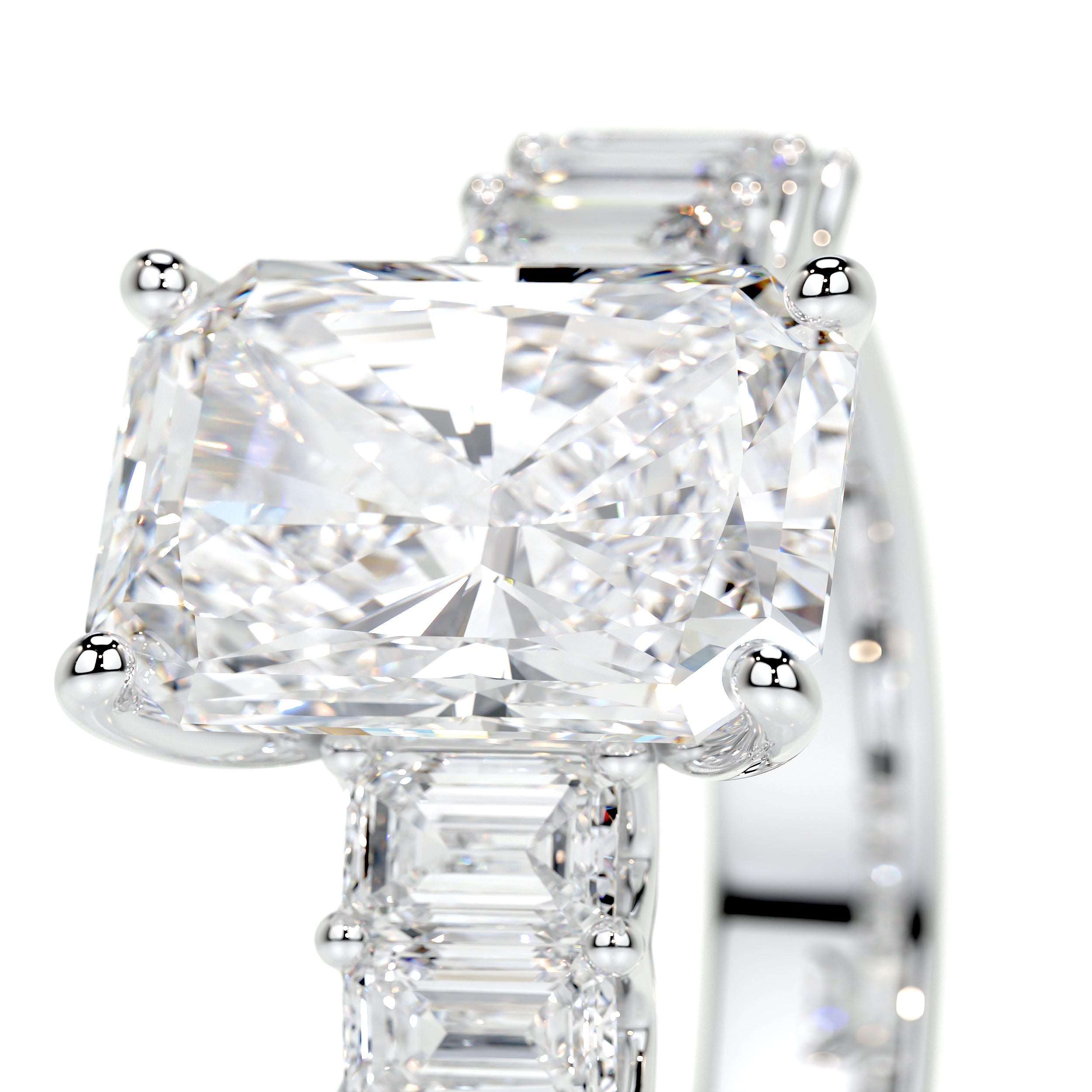 Arabella Lab Grown Diamond Ring   (5 Carat) -Platinum