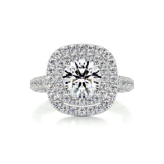 Carmen Diamond Engagement Ring -Platinum