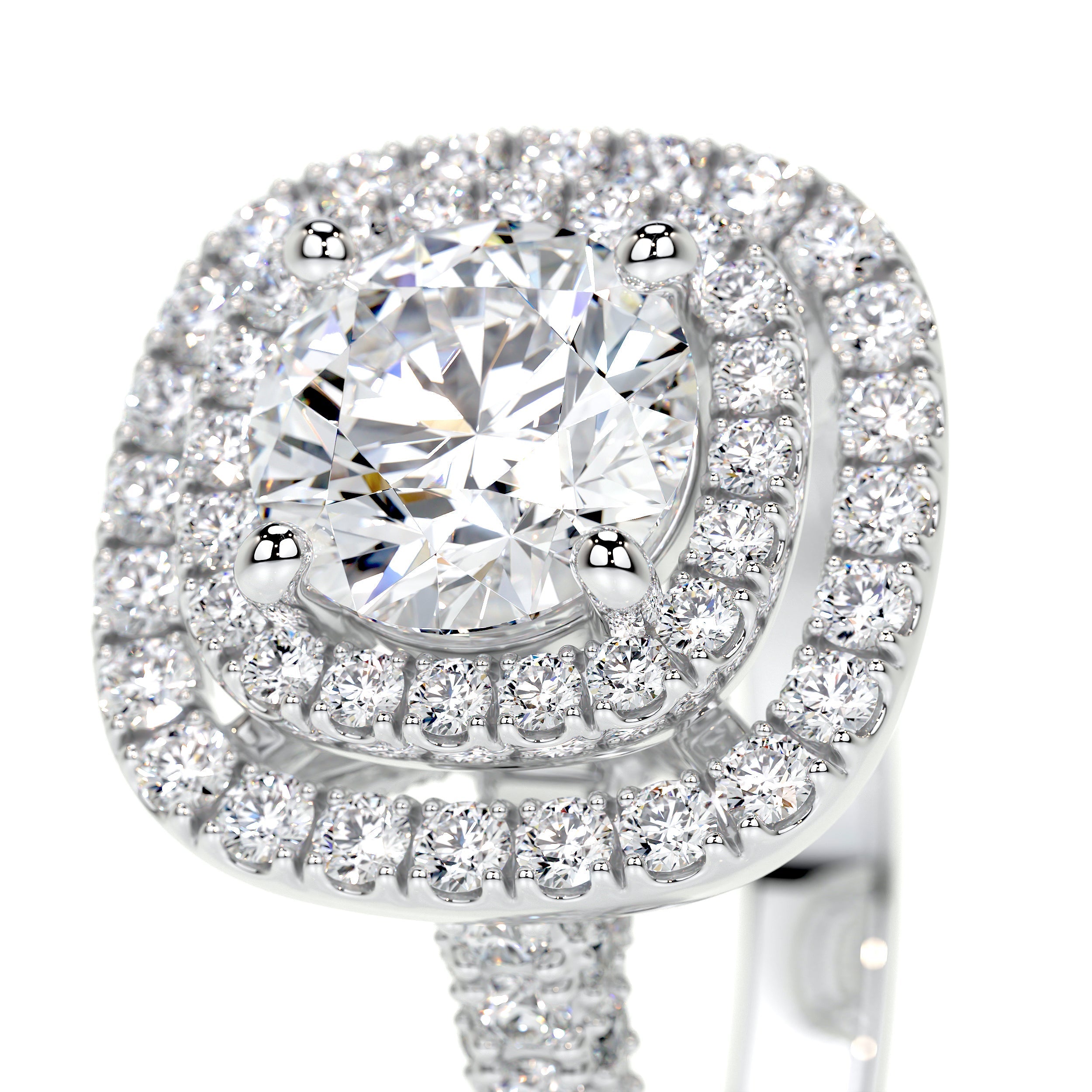 Carmen Lab Grown Diamond Ring   (2.25 Carat) -18K White Gold