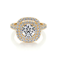 Carmen Lab Grown Diamond Ring -18K Yellow Gold
