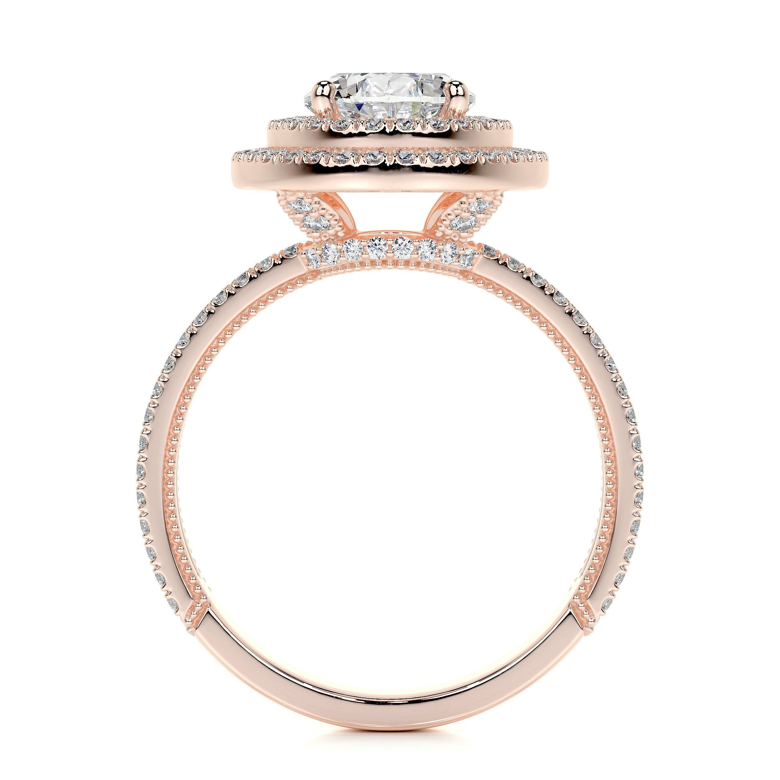 Willa Lab Grown Diamond Ring -14K Rose Gold