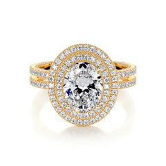 Willa Lab Grown Diamond Ring -18K Yellow Gold
