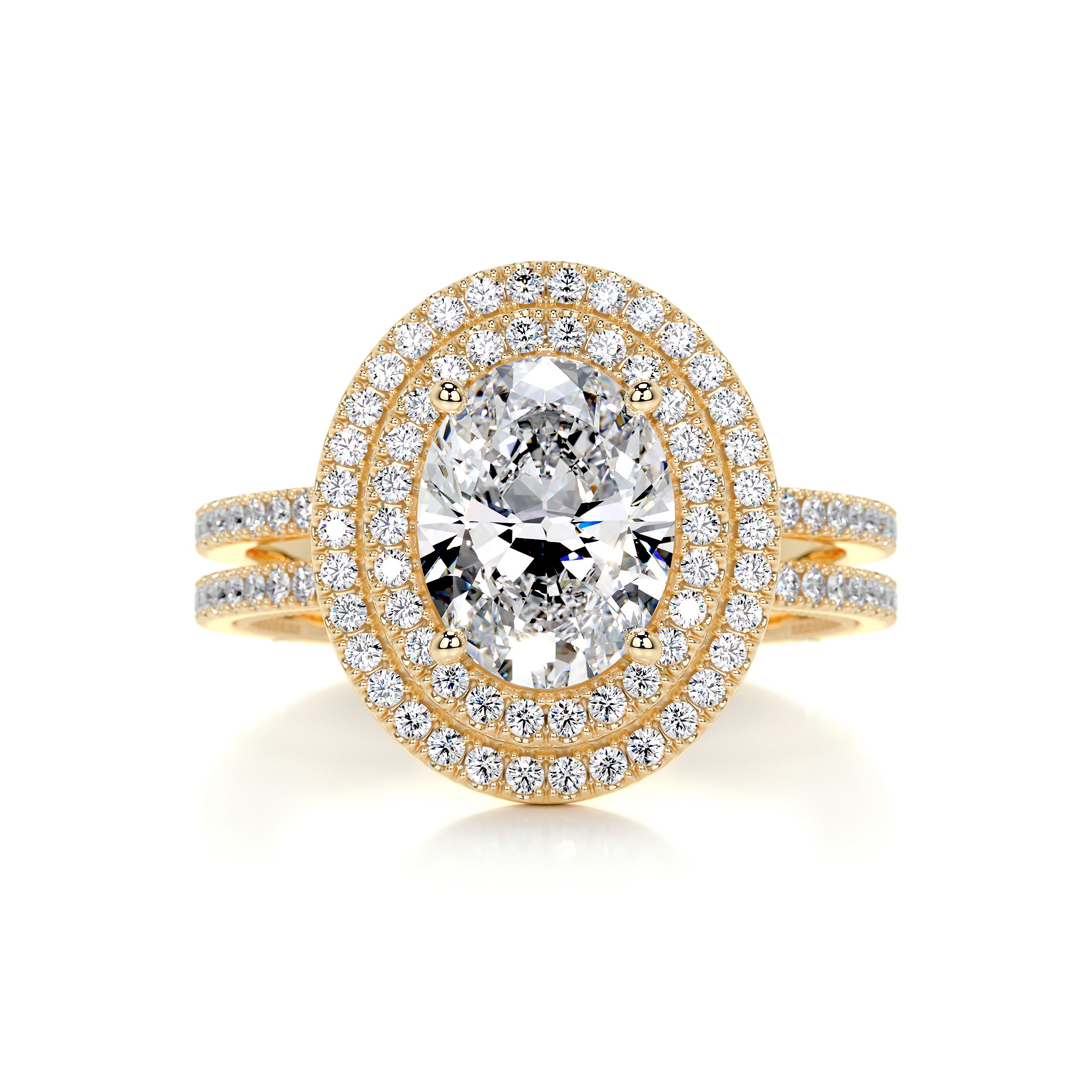 NEW Yellow Gold Diamond Engagement 2024 Ring