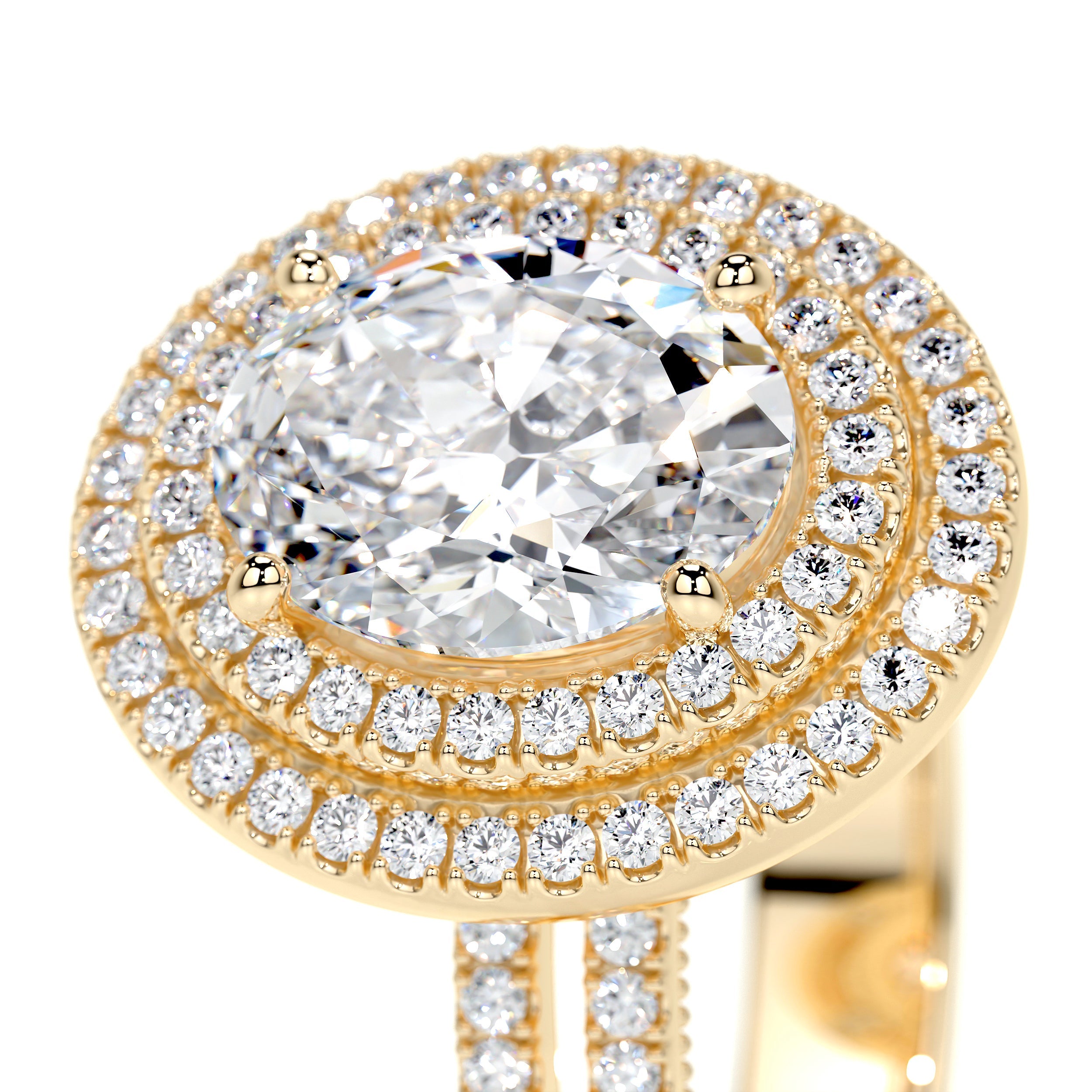 Willa Lab Grown Diamond Ring -18K Yellow Gold