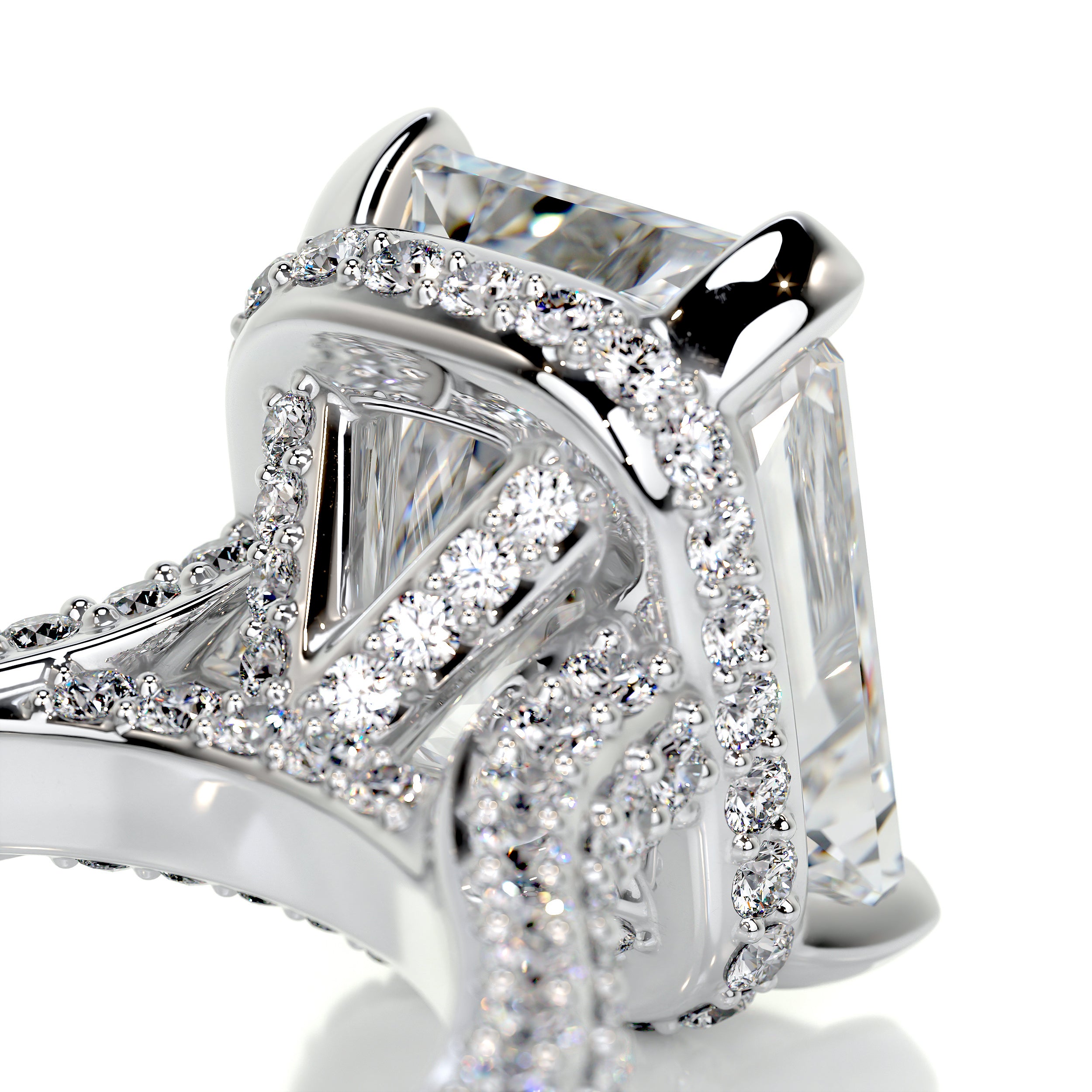 Joana Diamond Engagement Ring   (3 Carat) -Platinum
