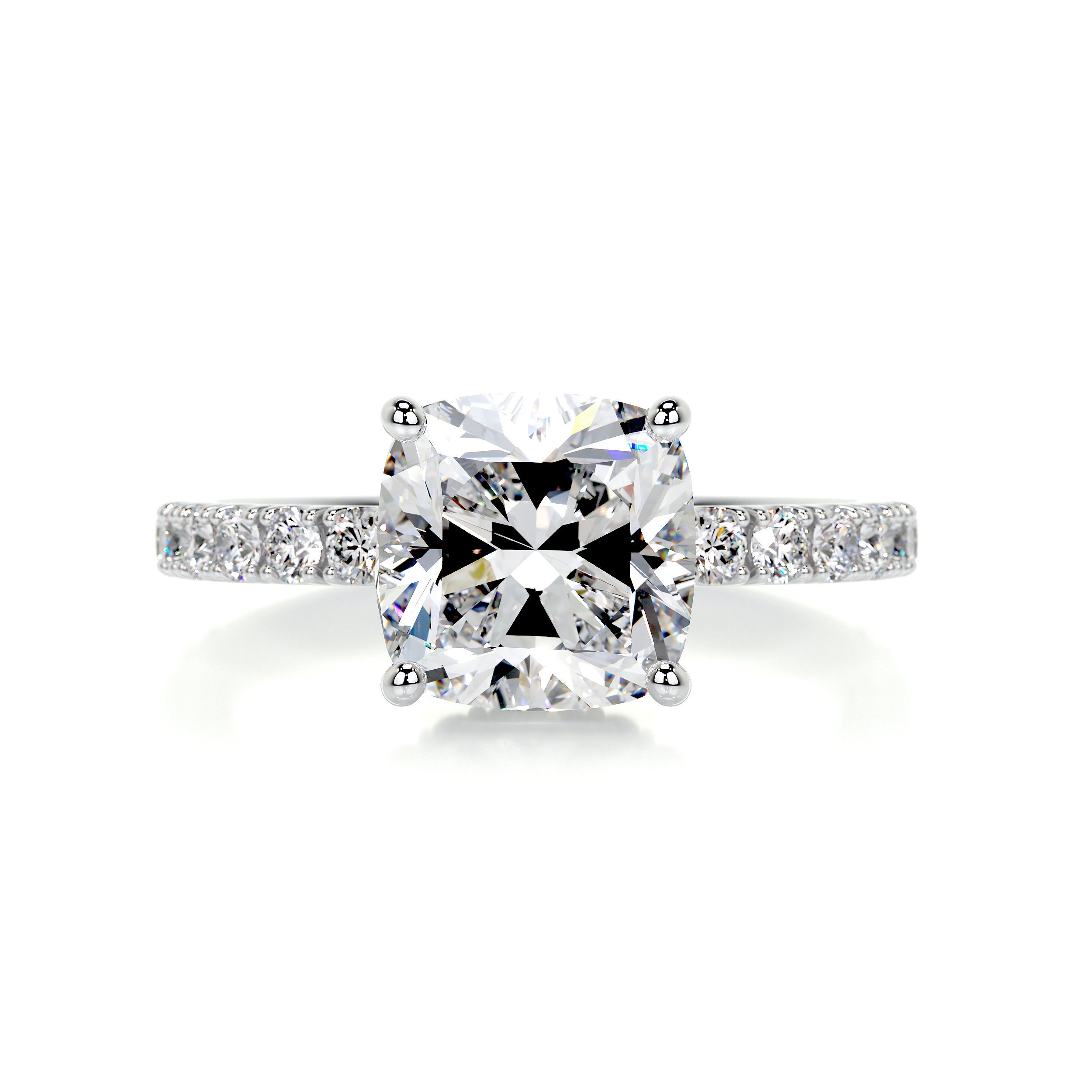 The Bree Engagement Ring   (2.5 Carat) -14K White Gold