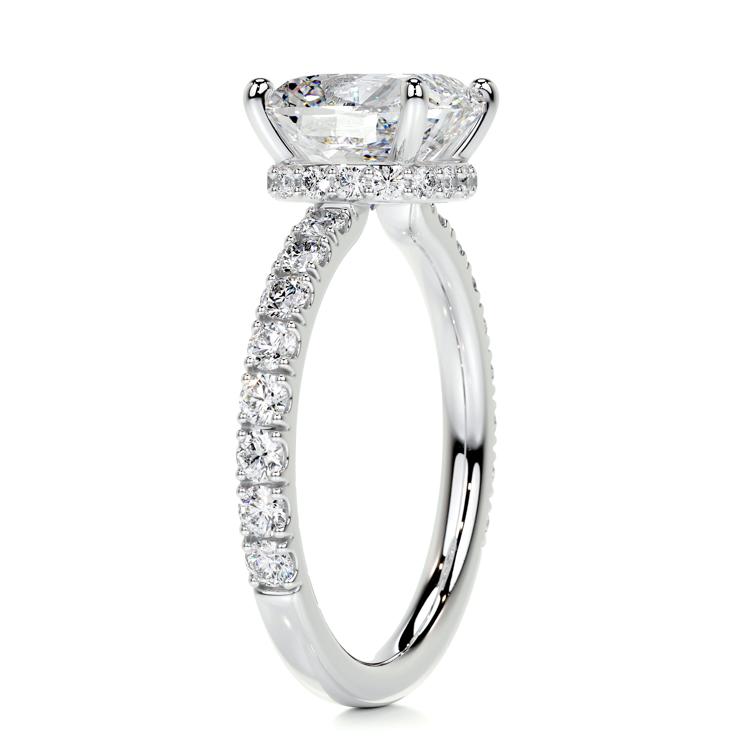 The Bree Engagement Ring -18K White Gold
