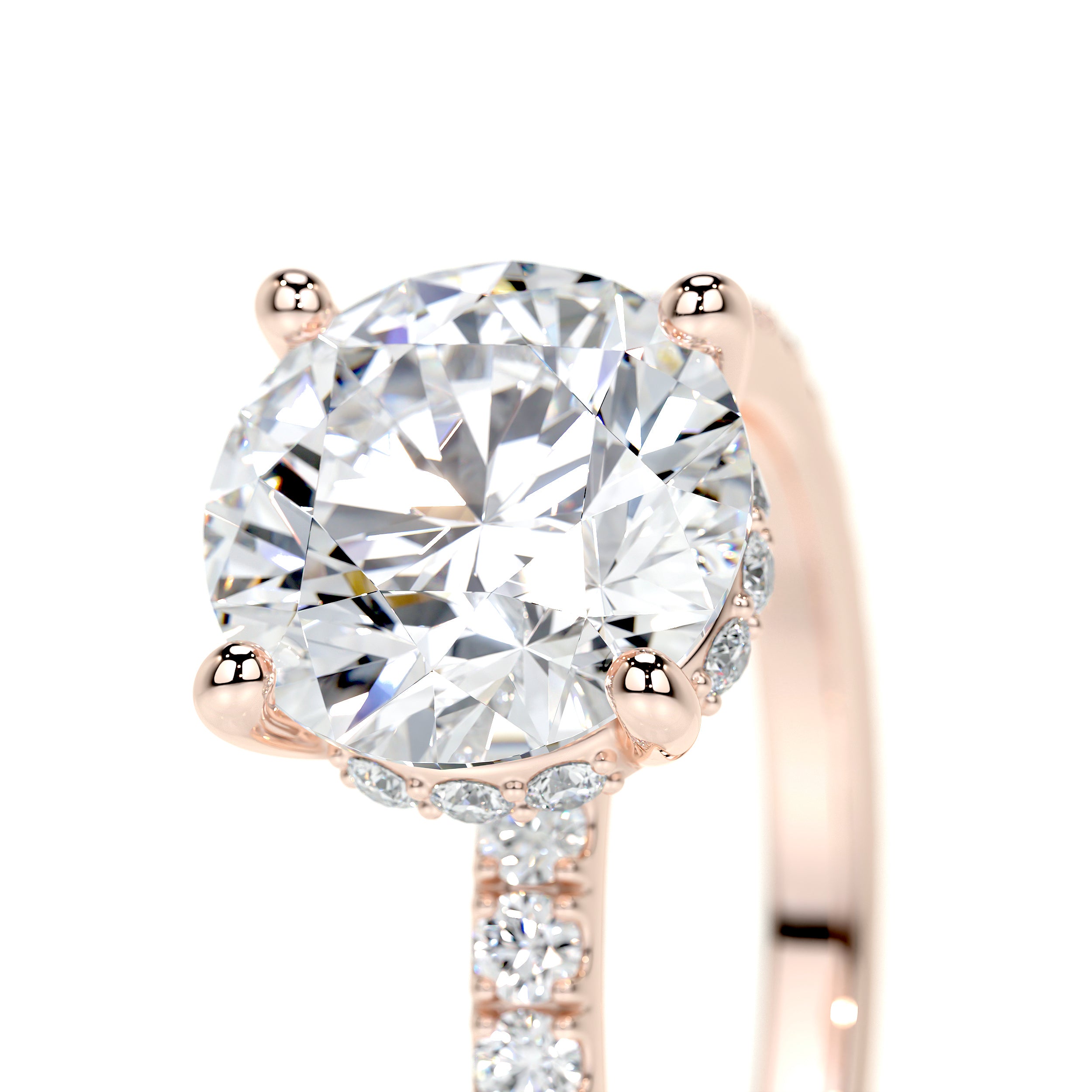 Nellie Lab Grown Diamond Ring -14K Rose Gold