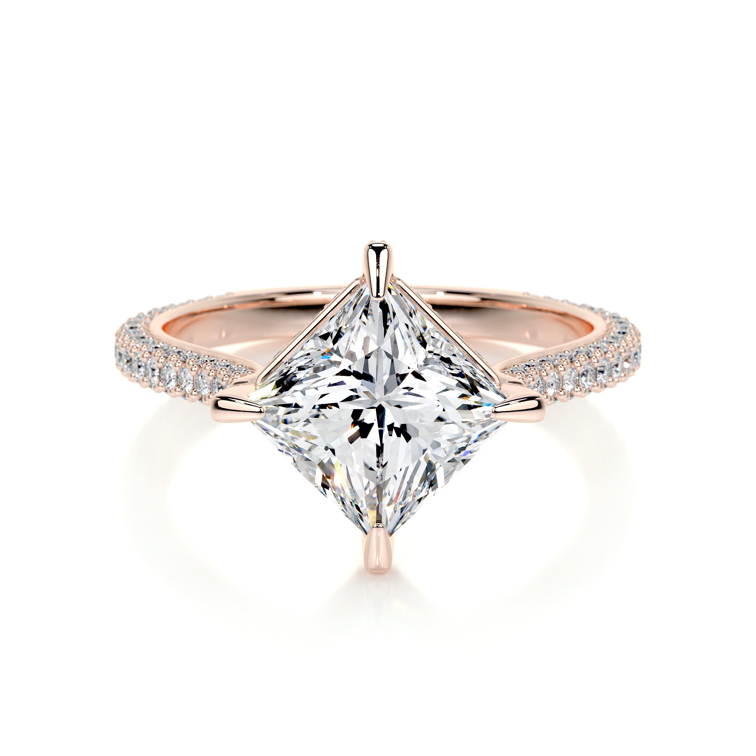 Jocelyn Lab Grown Diamond Ring -14K Rose Gold