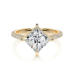 Jocelyn Lab Grown Diamond Ring -18K Yellow Gold