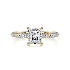 Fiona Diamond Engagement Ring -18K Yellow Gold