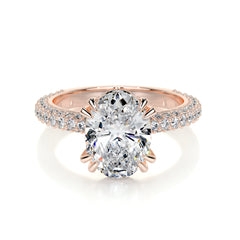 Kelly Lab Grown Diamond Ring -14K Rose Gold