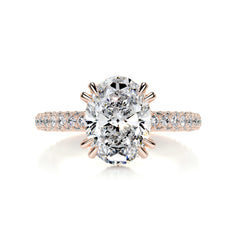 Kelly Diamond Engagement Ring -14K Rose Gold