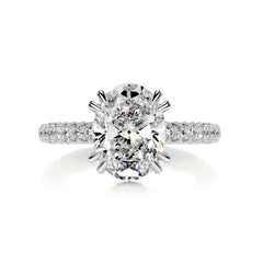 Kelly Diamond Engagement Ring -18K White Gold