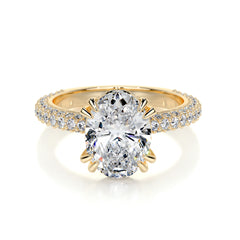 Kelly Lab Grown Diamond Ring -18K Yellow Gold