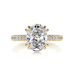 Kelly Diamond Engagement Ring -18K Yellow Gold