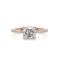 Vivienne Diamond Engagement Ring -14K Rose Gold