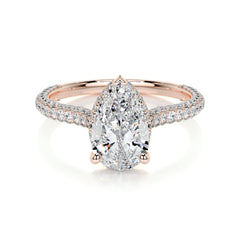 Nakia Lab Grown Diamond Ring -14K Rose Gold