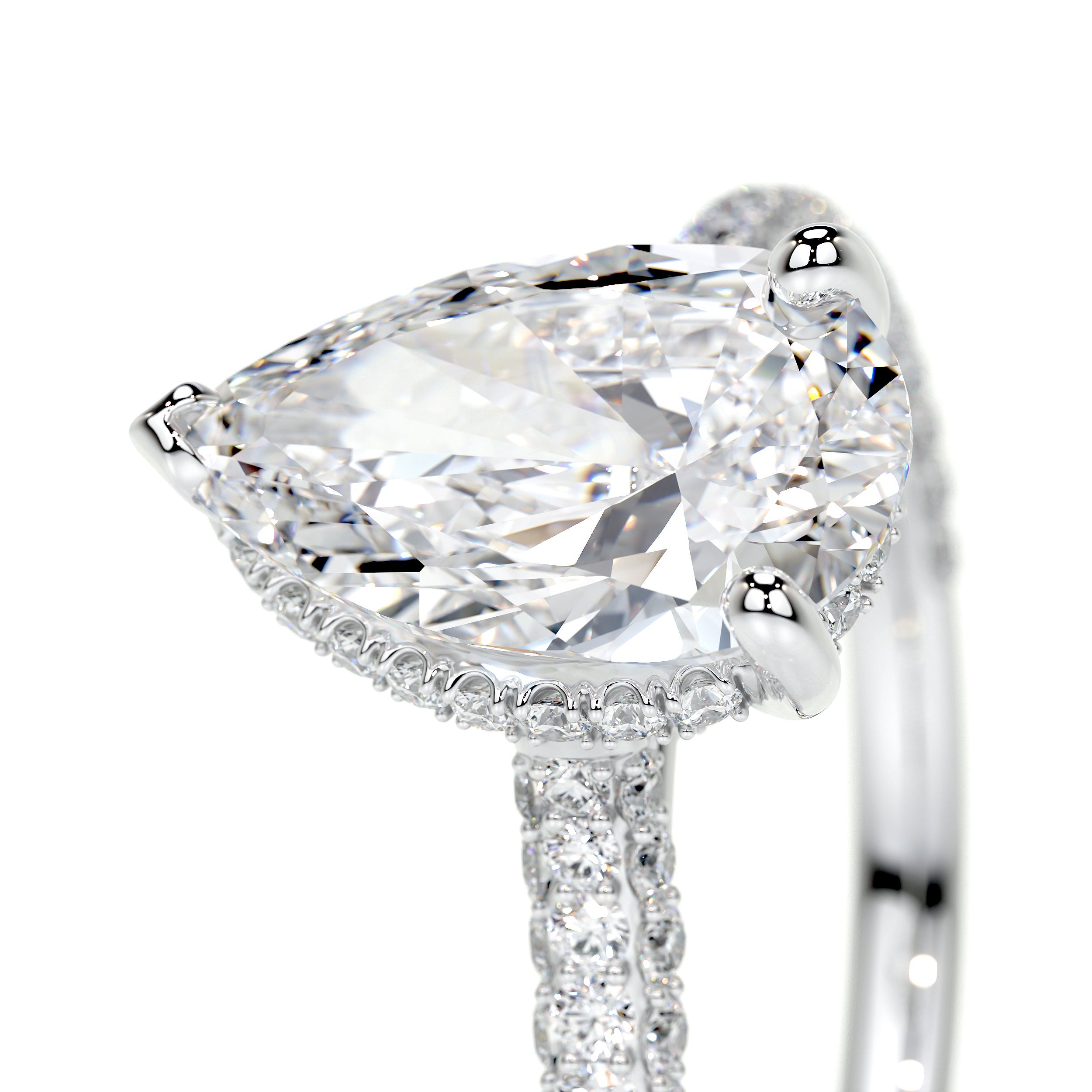 Nakia Lab Grown Diamond Ring -Platinum