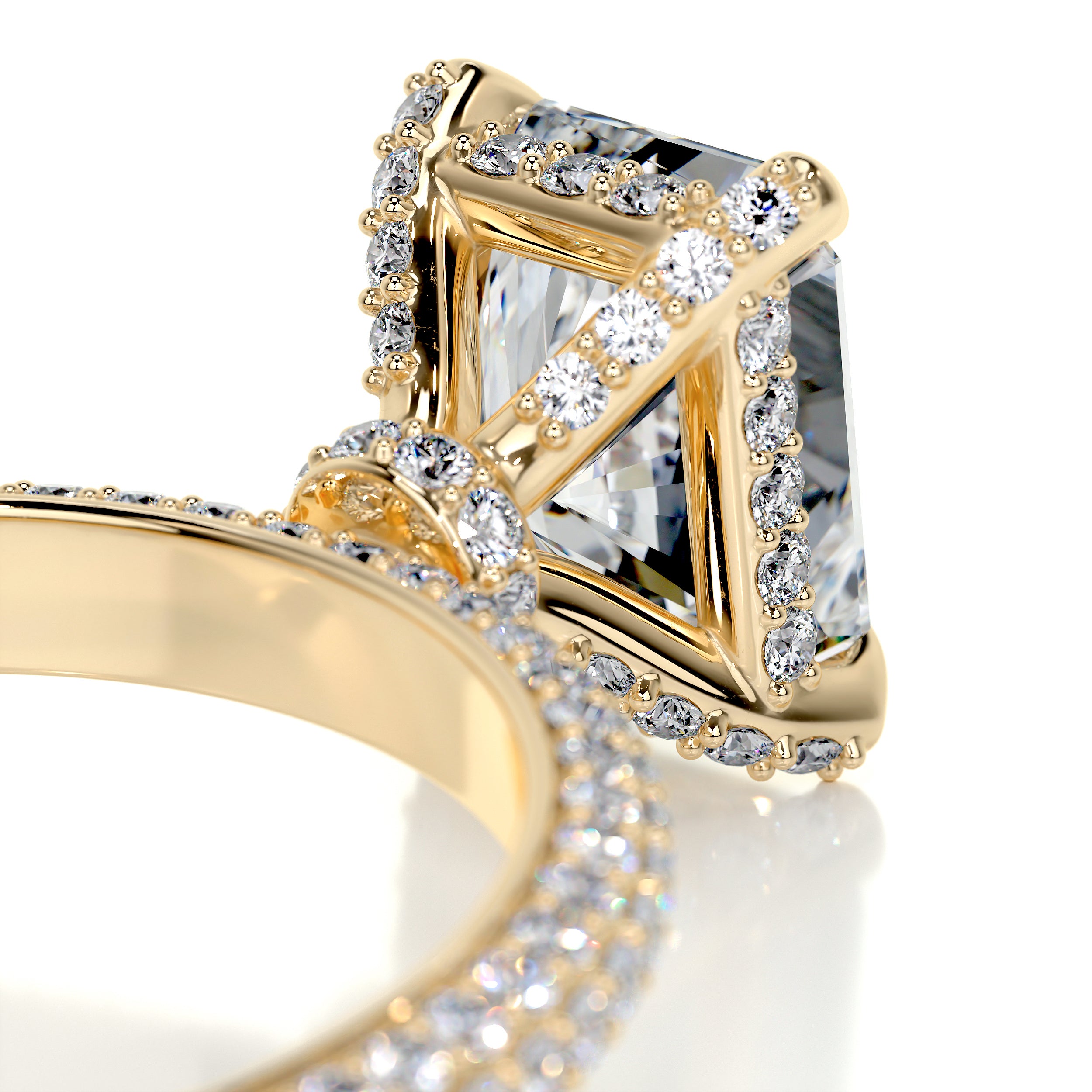 Milly Diamond Engagement Ring -18K Yellow Gold