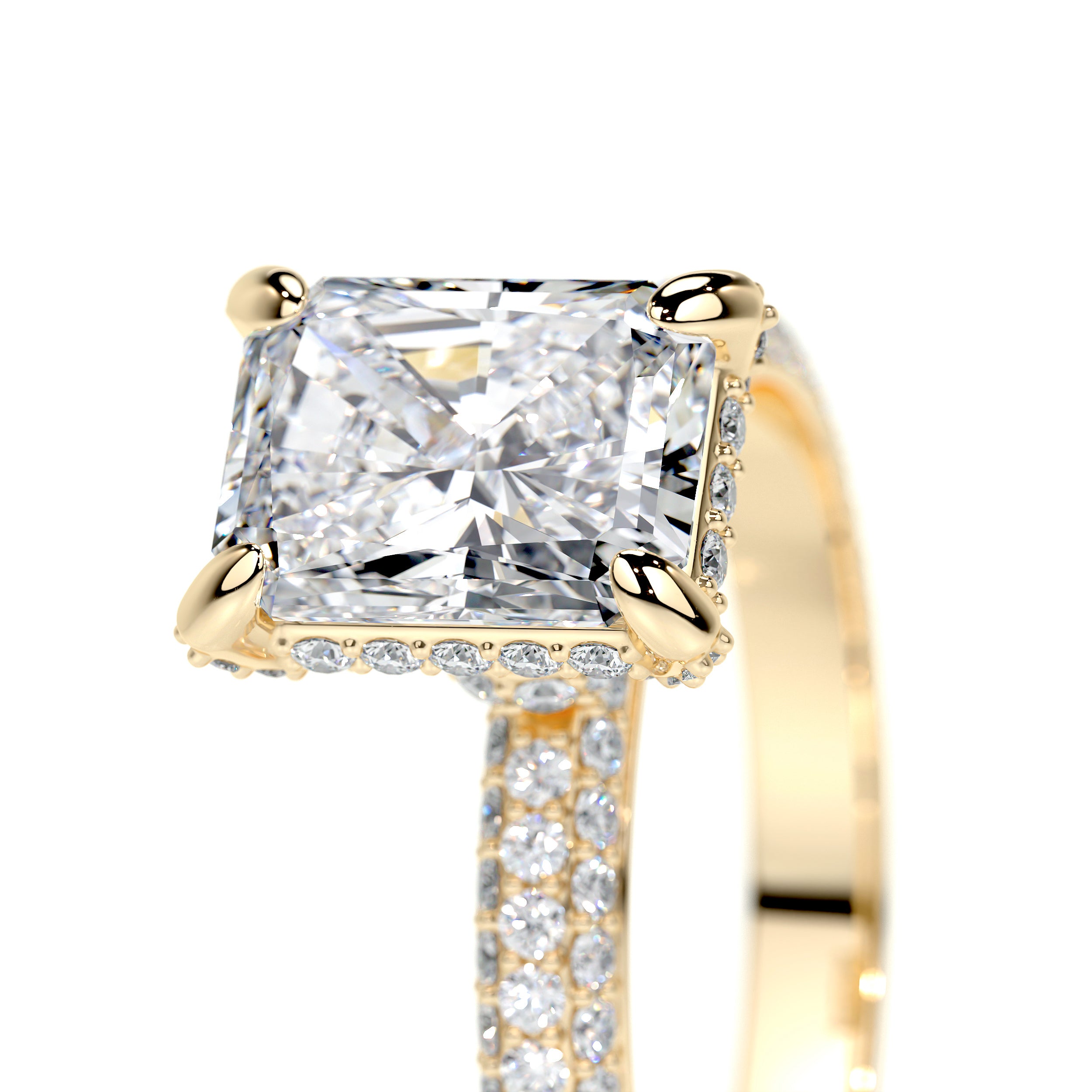 Milly Lab Grown Diamond Ring -18K Yellow Gold