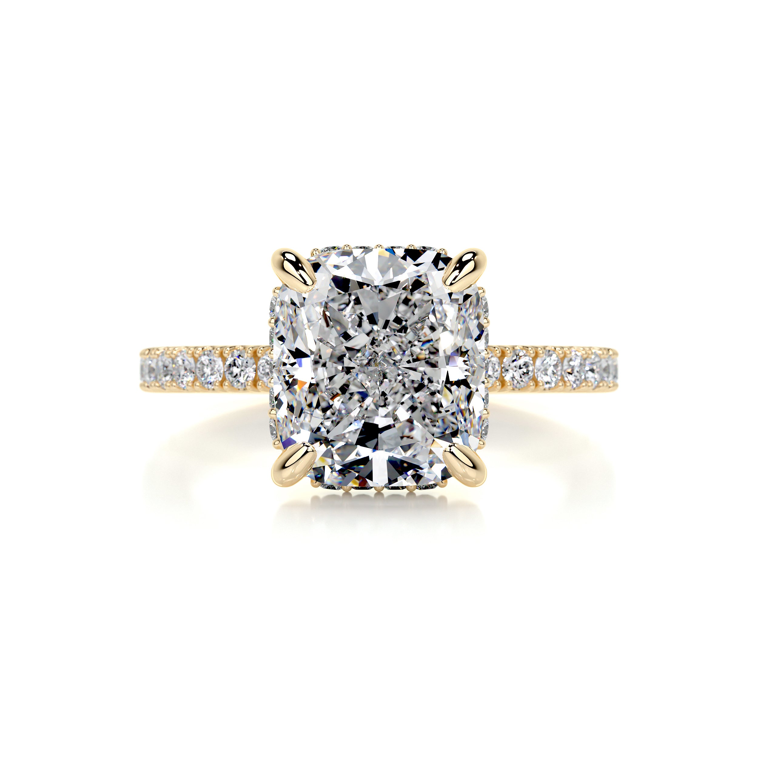 Beatriz Diamond Engagement Ring   (2.50 Carat) -18K Yellow Gold