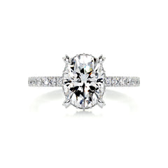 Alicia Diamond Engagement Ring -18K White Gold