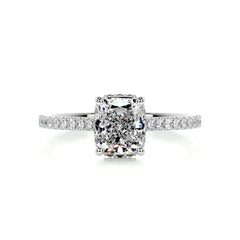 Deandra Diamond Engagement Ring -18K White Gold
