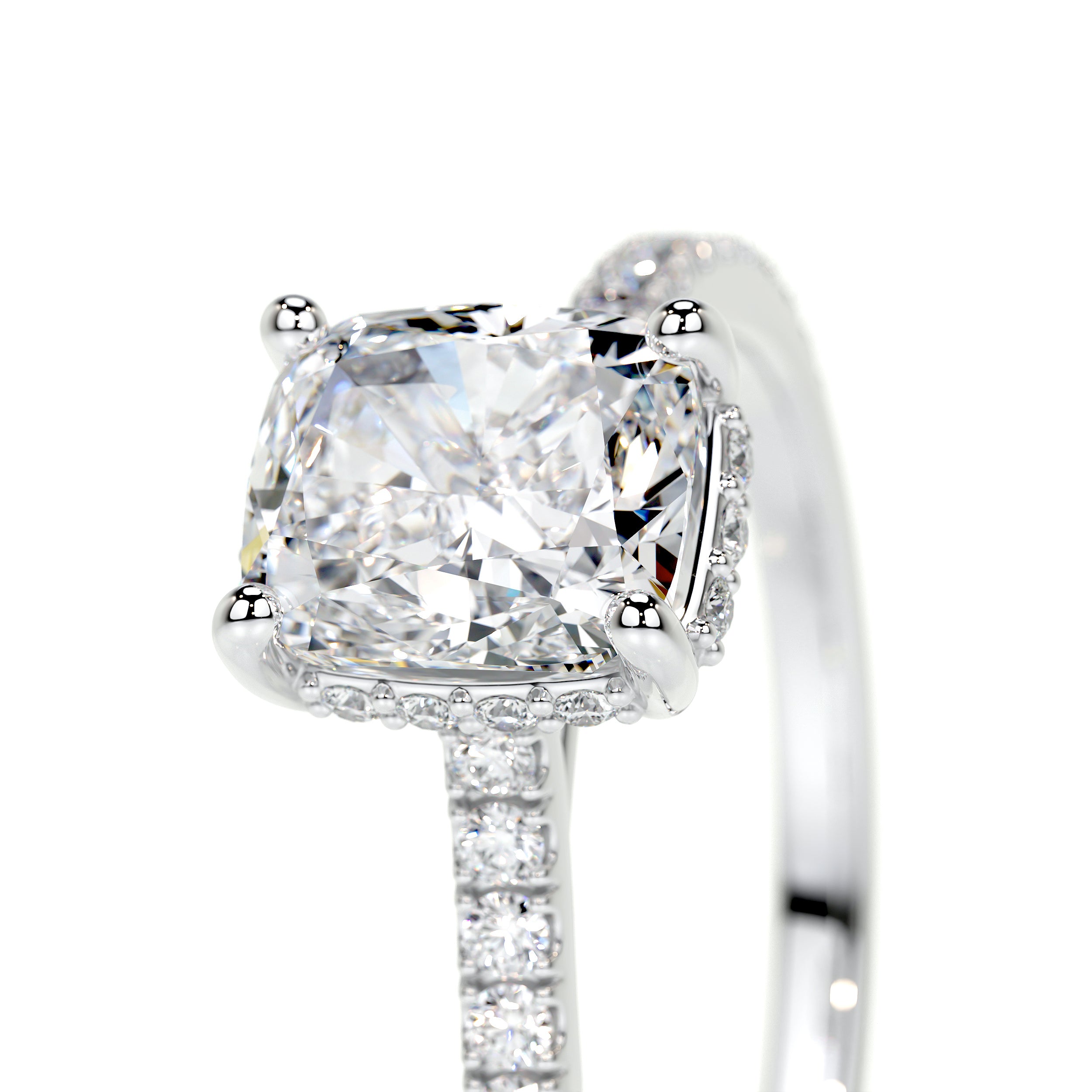 Deandra Lab Grown Diamond Ring   (1.75 Carat) -14K White Gold
