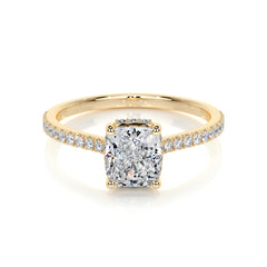Deandra Lab Grown Diamond Ring -18K Yellow Gold
