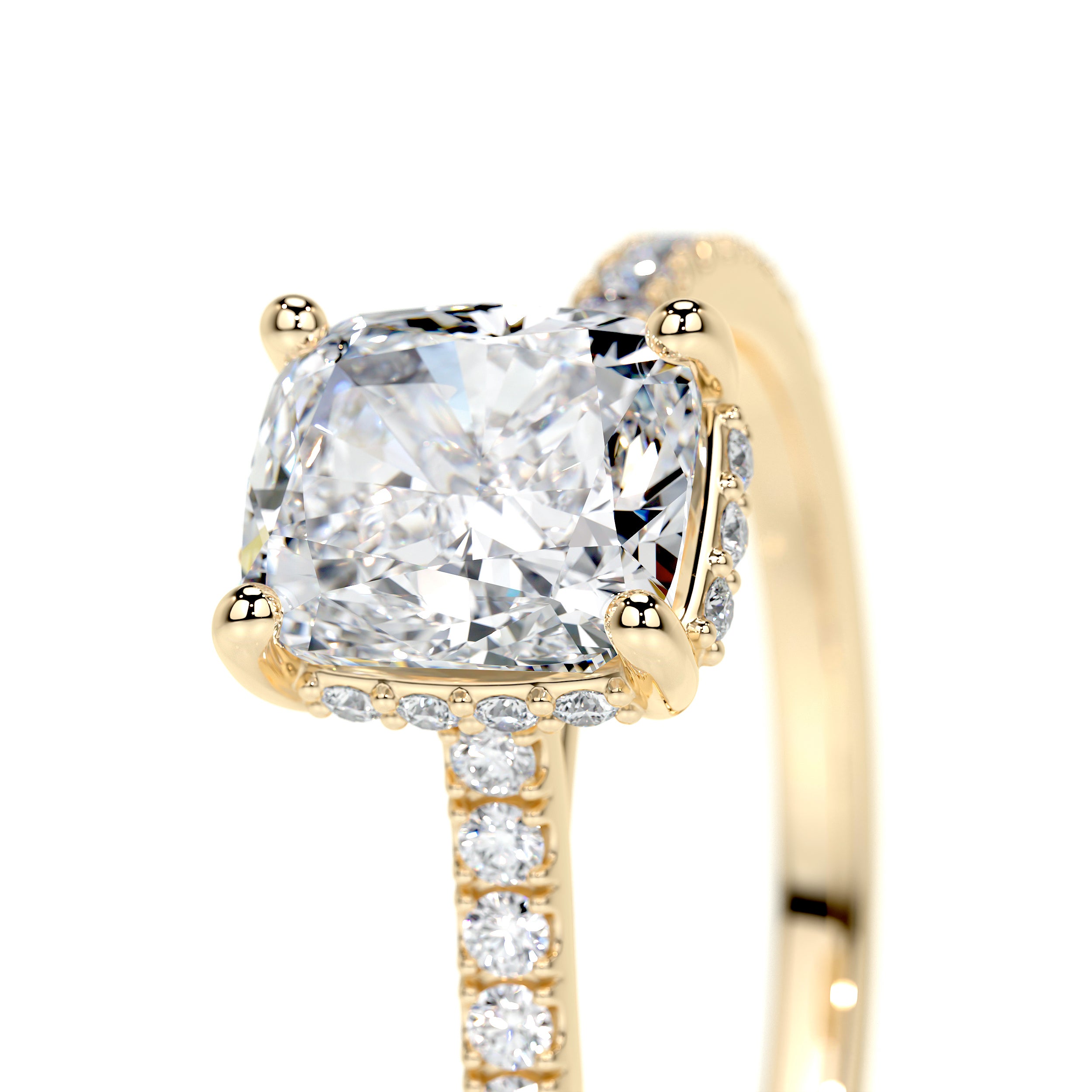 Deandra Lab Grown Diamond Ring -18K Yellow Gold