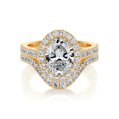 Maria Lab Grown Diamond Bridal Set - 18K Yellow Gold