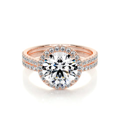 Layla Lab Grown Diamond Bridal Set -14K Rose Gold