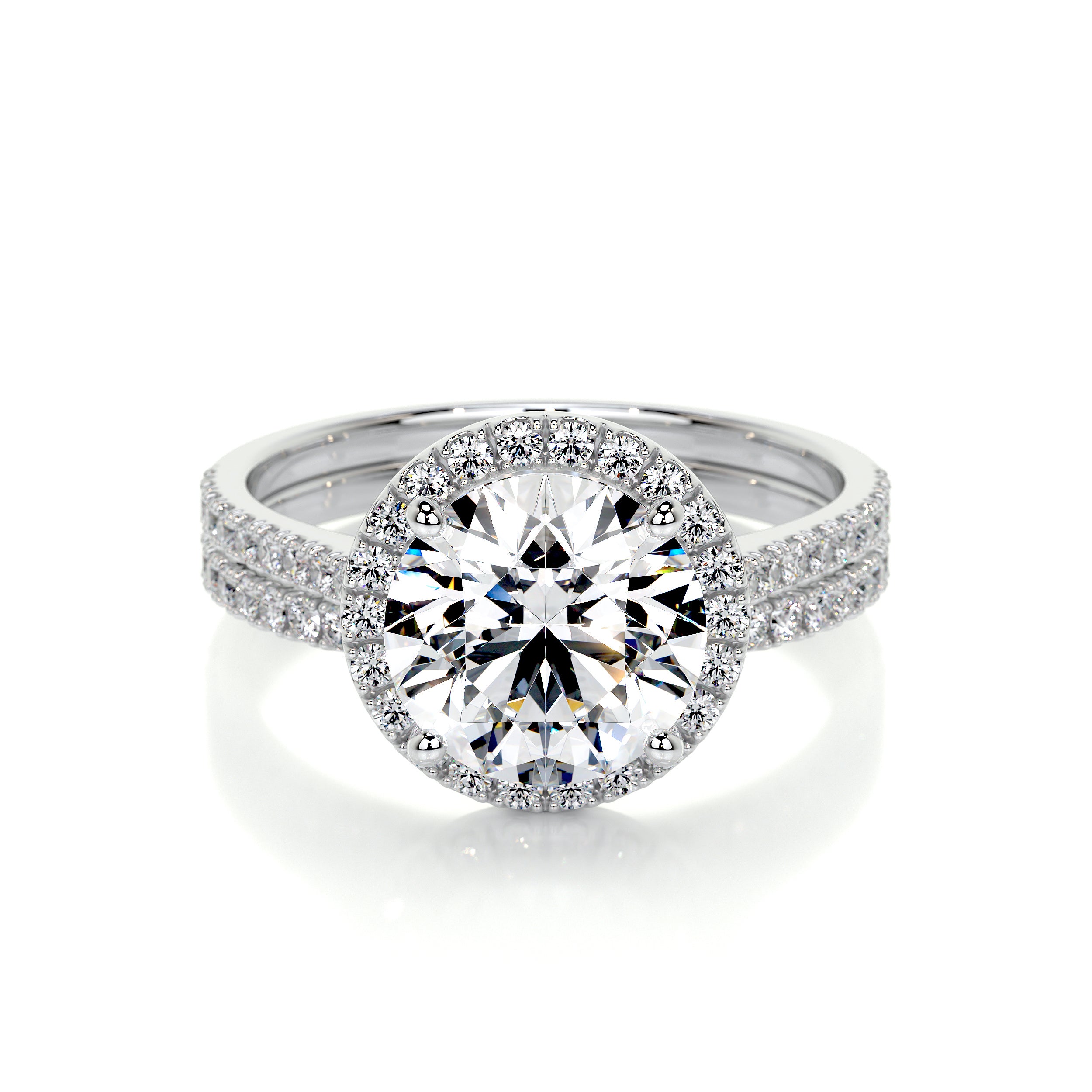 Layla Lab Grown Diamond Bridal Set -Platinum
