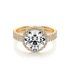 Layla Lab Grown Diamond Bridal Set -18K Yellow Gold