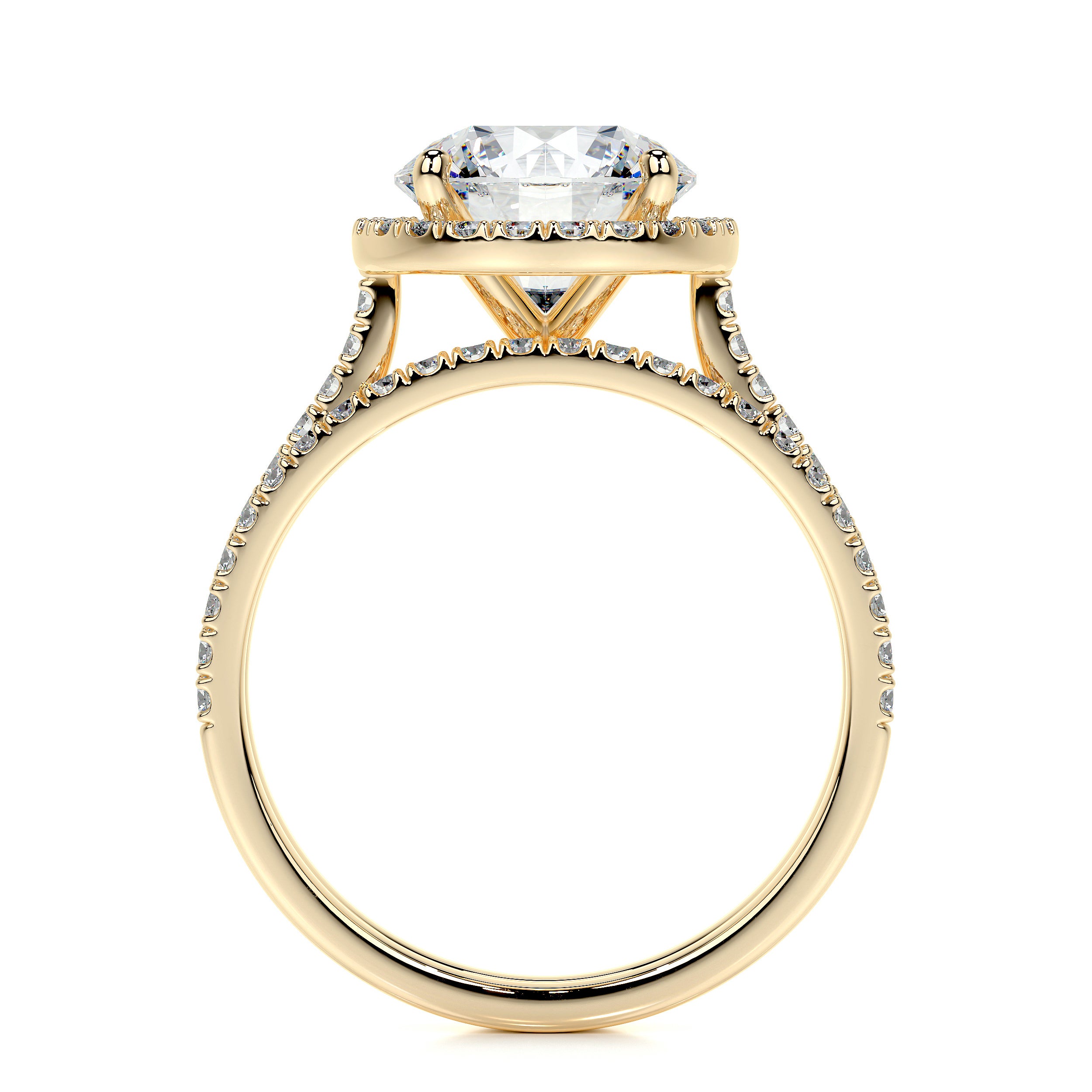 Layla Lab Grown Diamond Bridal Set -18K Yellow Gold