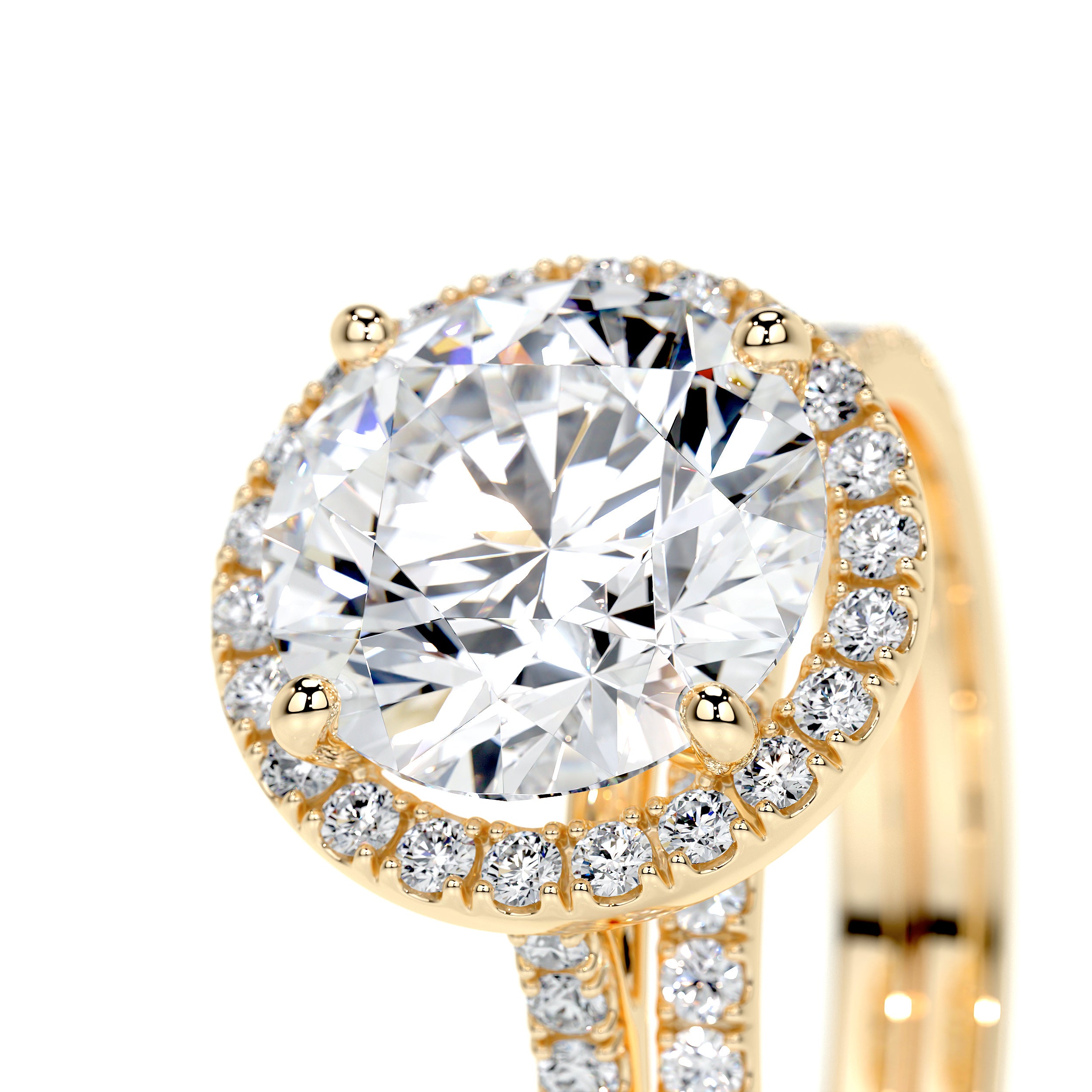 Layla Lab Grown Diamond Bridal Set -18K Yellow Gold