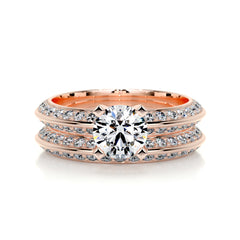 Eliana Diamond Bridal Set -14K Rose Gold