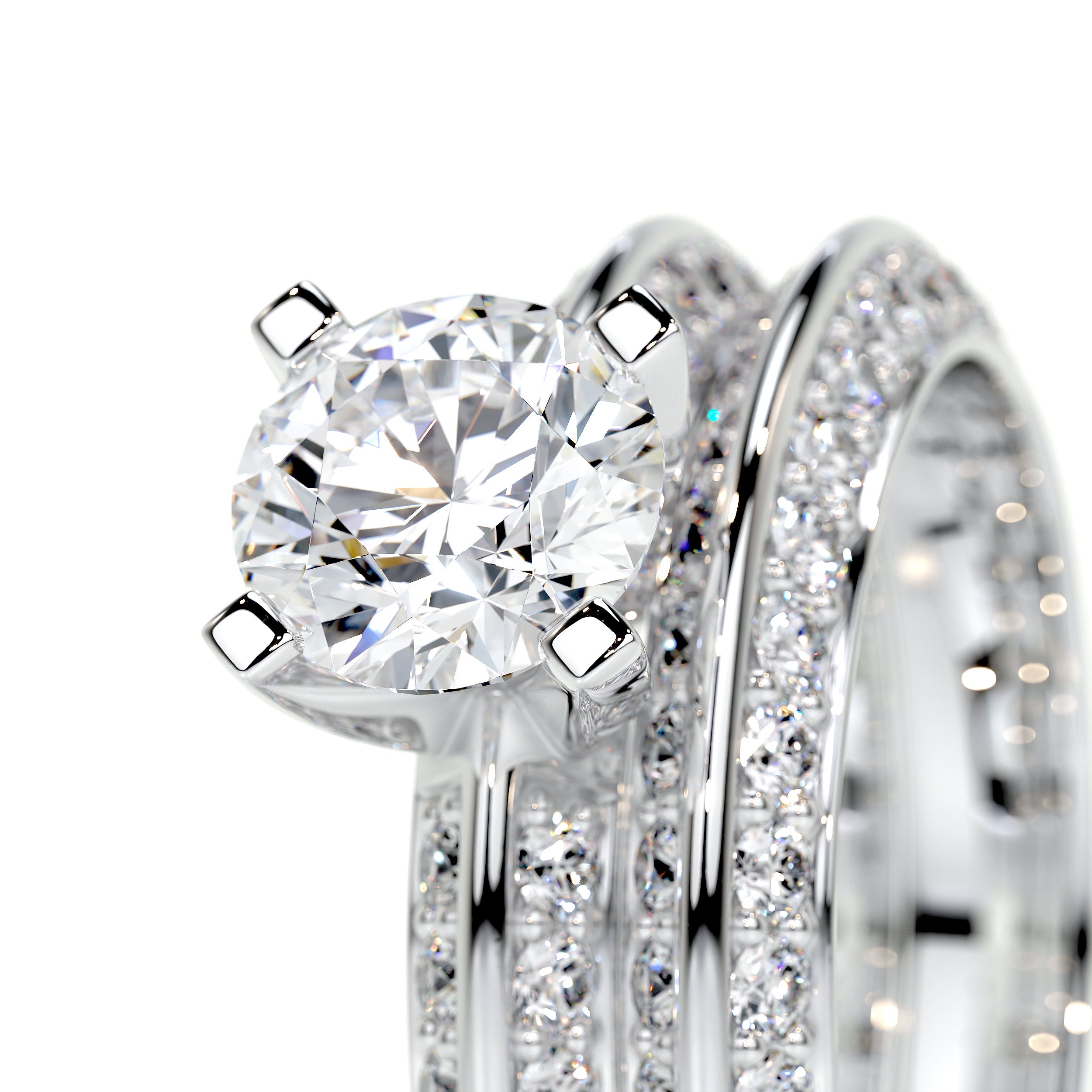 Eliana Lab Grown Diamond Bridal Set -18K White Gold