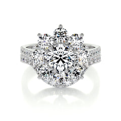 La Fleur Lab Grown Diamond Bridal Set -Platinum
