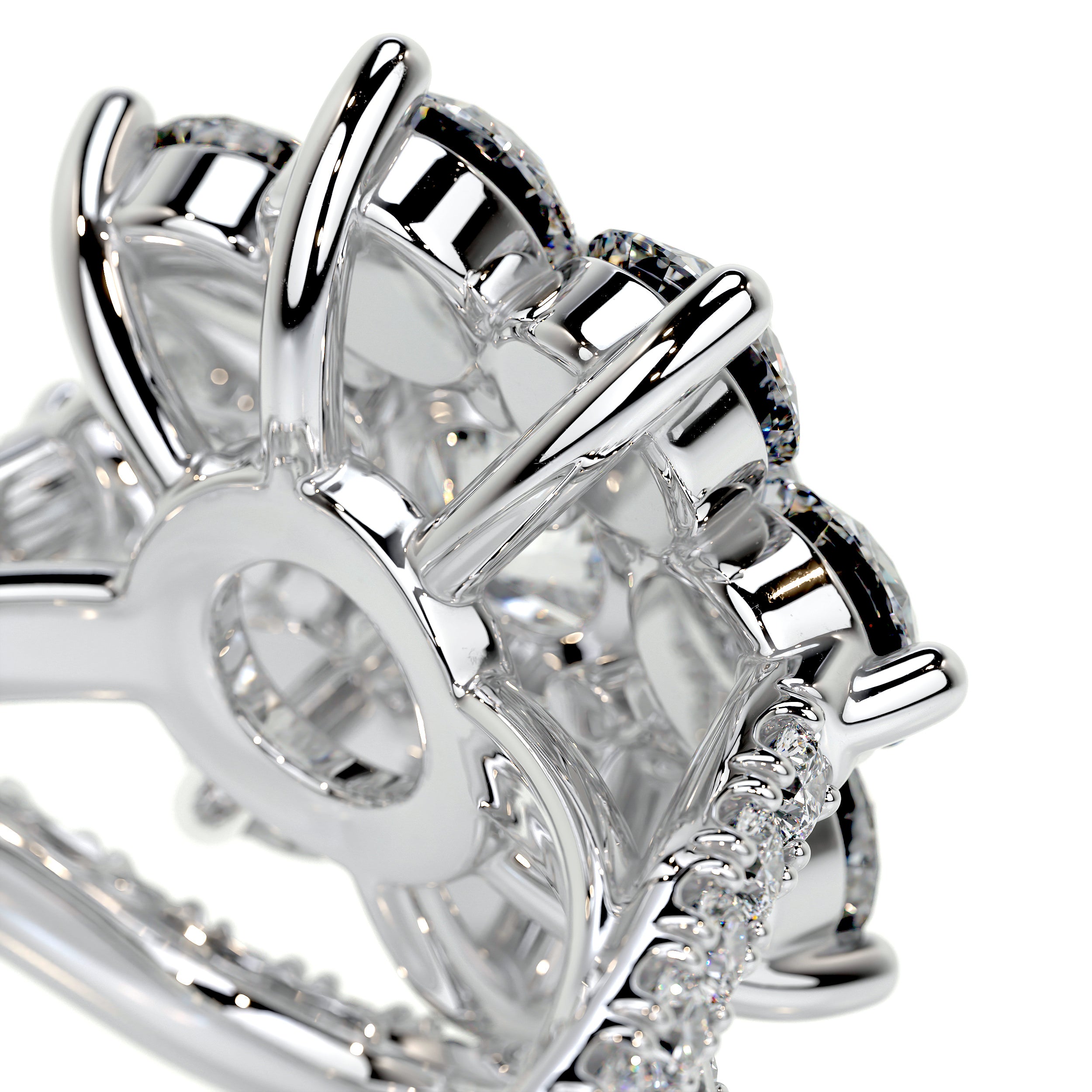 La Fleur Diamond Bridal Set   (2.8 Carat) -14K White Gold