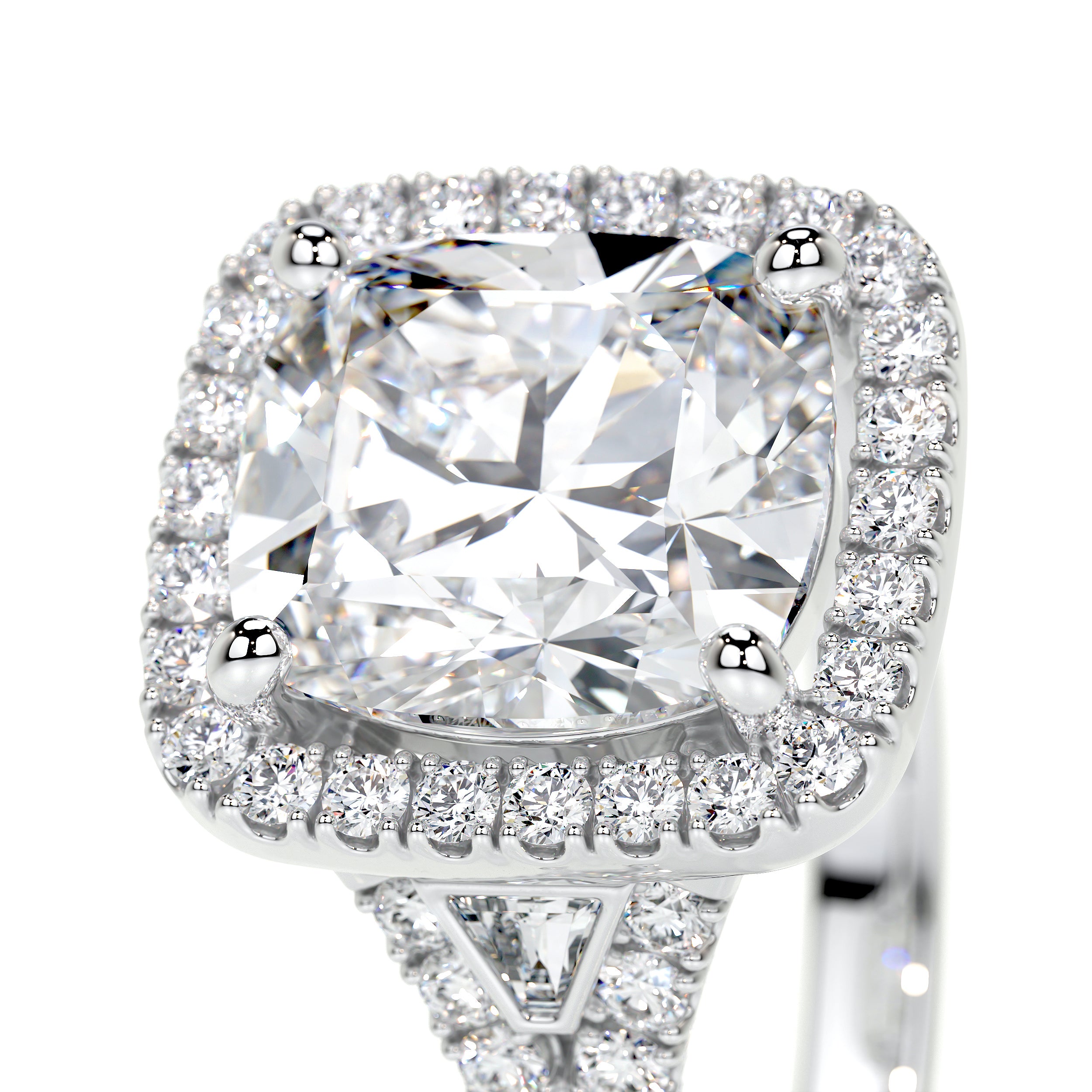 Lissete Lab Grown Diamond Ring -18K White Gold